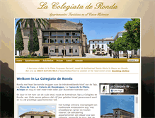 Tablet Screenshot of lacolegiataderonda.es